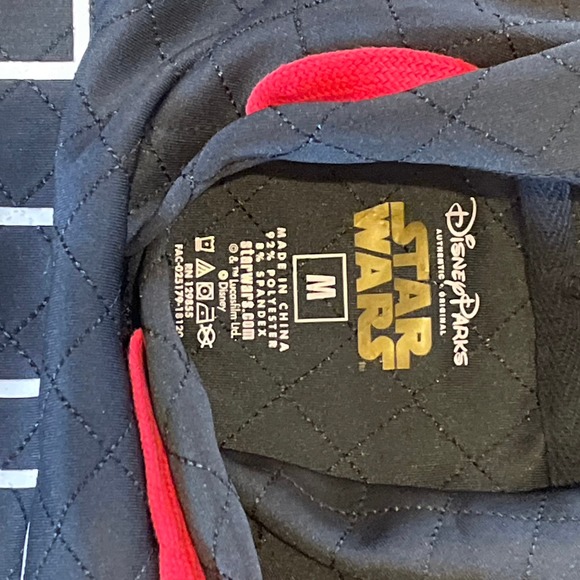 NWT‎ Disney Parks STAR WARS " The Force is With You" Black Pullover sz M - Picture 4 of 6